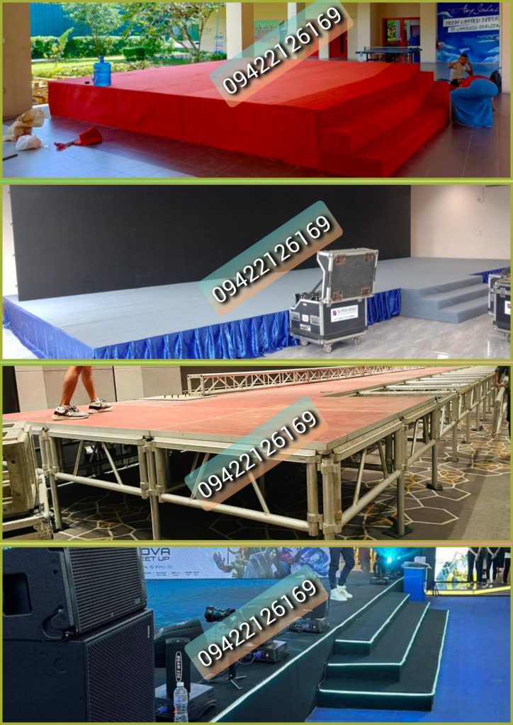 Wedding Stage, Floor Installation & Lighting