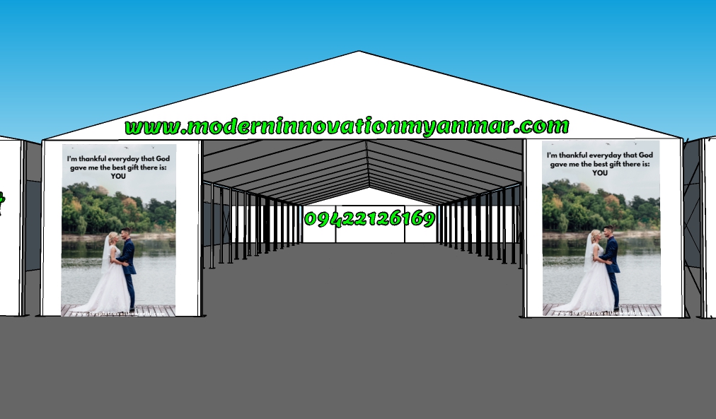Myanmar Wedding Tent Rental,Events Tent Rental, Festival & Outdoor Tent Rental & Fabric Decoations